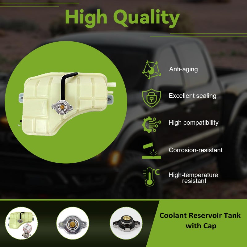 CNS Coolant Reservoir Tank with Cap Compatible with 03 - 06 KIA SORENTO 3.5L (3497cc) DOHC V6 24V, "SIGMA G6AU" - Image 4